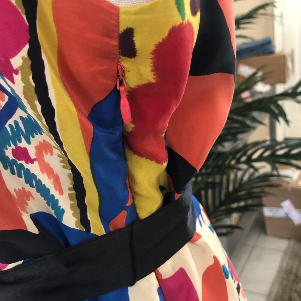Anthro Moulinette Soeurs Silk Dress - Picture 3 of 11